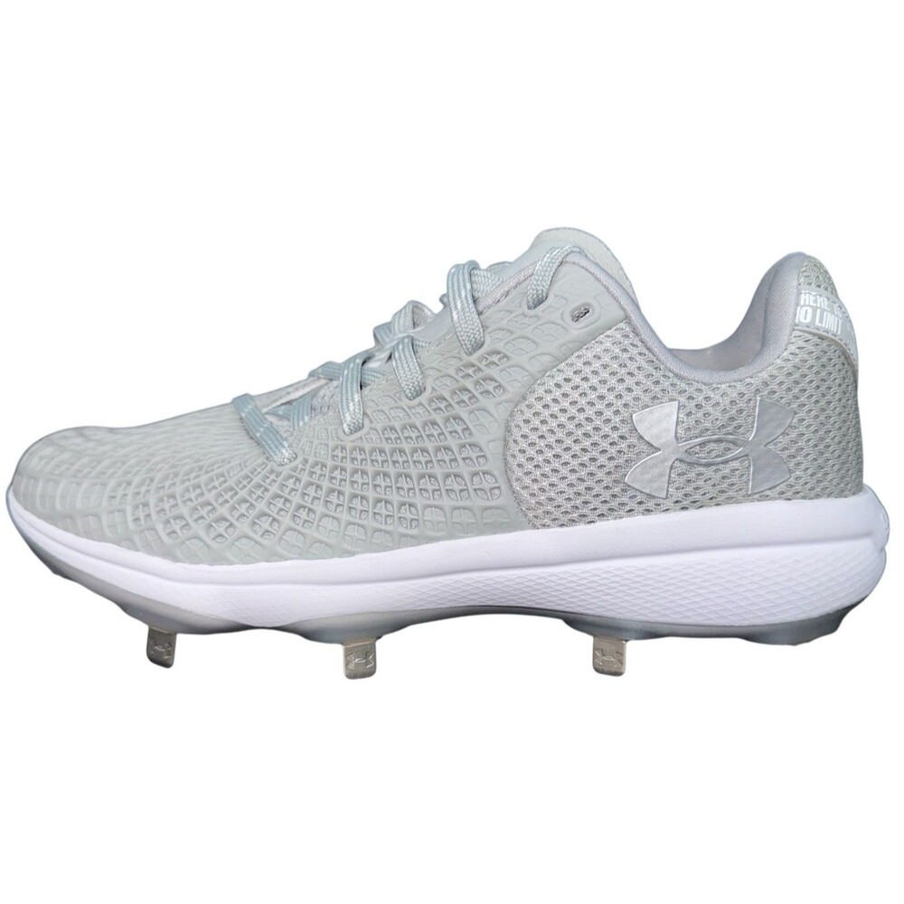 Under Armour Glyde 2 MT Womens Size 9 Grey Softball Metal Cleats New